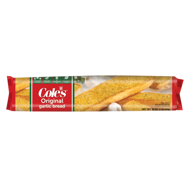 Coles Bread Garlic Buttery Flav