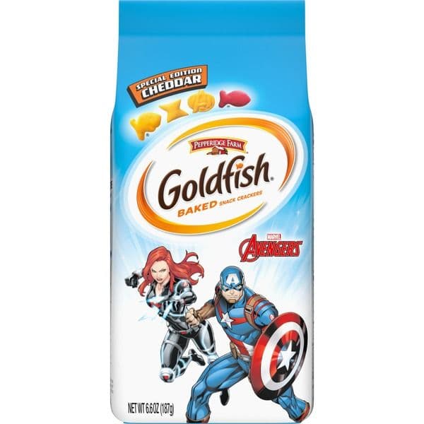 Is it Xanthan Gum Free? Pepperidge Farm Goldfish Crackers Marvel Avengers Cheddar