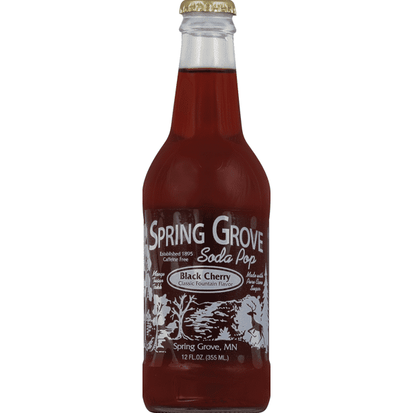 Spring Grove Soda Pop, Black Cherry