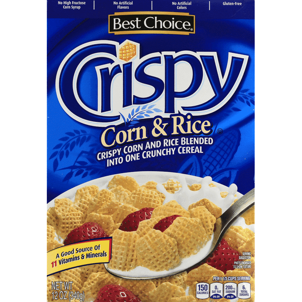 Best Choice Crispy Corn & Rice Cereal
