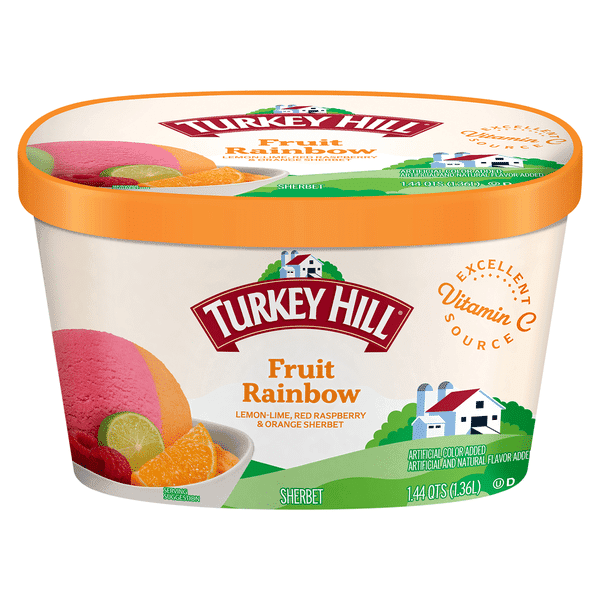Turkey Hill Fruit Rainbow Sherbet