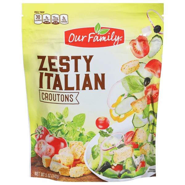 Our Family Italian Seasoned Croutons