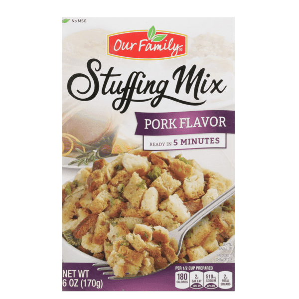 Our Family Stuffing Mix, Pork Flavor