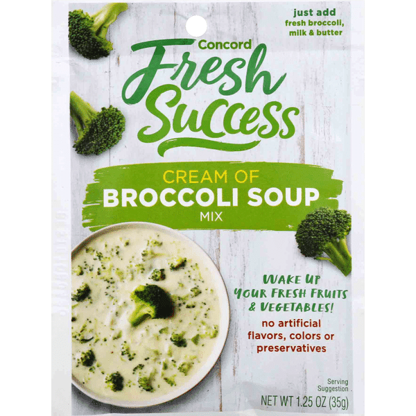 Concord Foods Soup, Cream Of Broccoli, Original