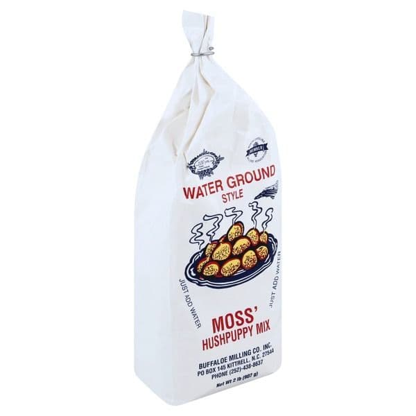 Buffaloe Milling Hushpuppy Mix, Moss', Water Ground Style