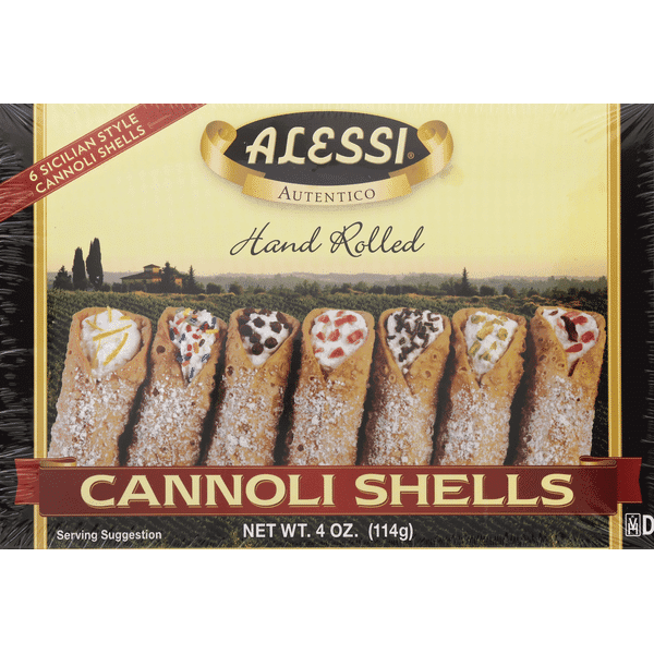 Alessi Hand Rolled Sicilian Style Cannoli Shells