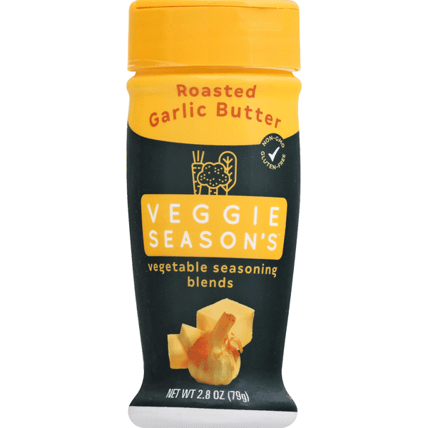Veggie Seasons Vegetable Seasoning Blends Roasted Garlic Butter