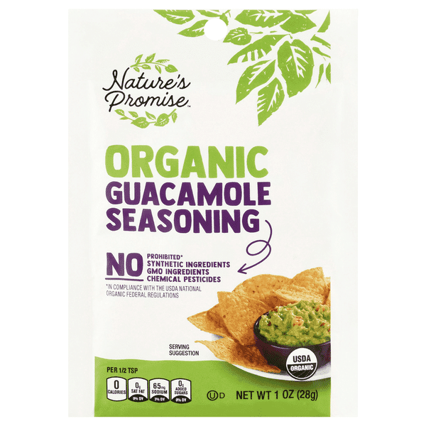 Nature'S Promise Organic Guacamole Guacamole Seasoning Mix