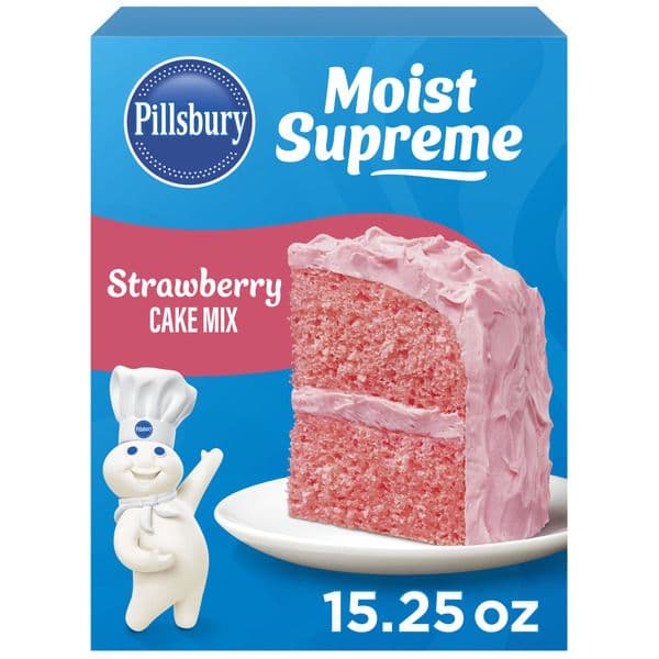 Pillsbury Moist Supreme Cake Mix Premium Strawberry