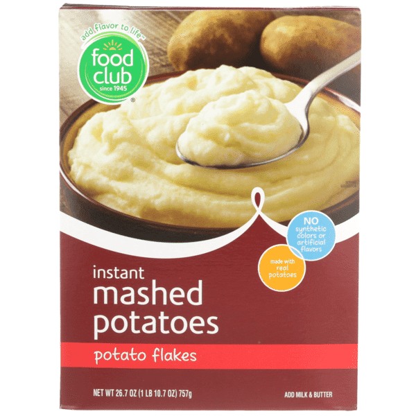 Food Club Mashed Potatoes Instant Potato Flakes