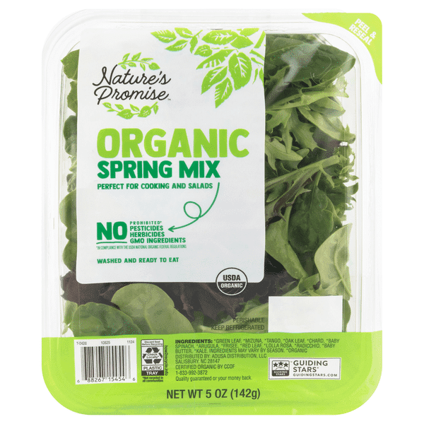 Nature'S Promise Organic Spring Mix Lettuce Blend