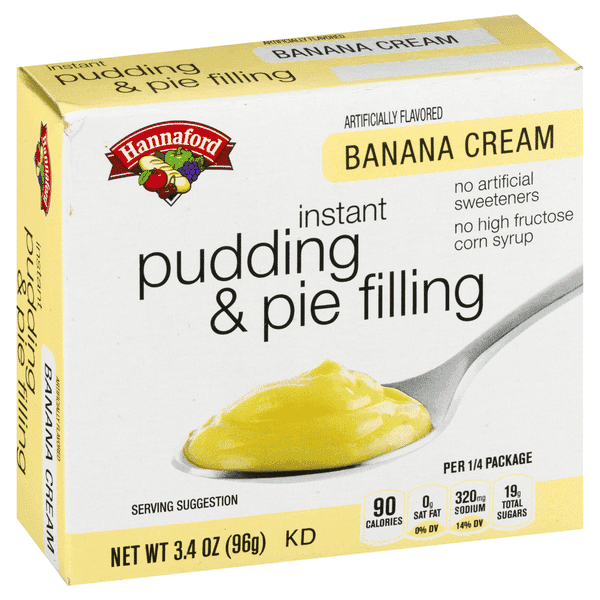 Hannaford Banana Cream Pudding Mix