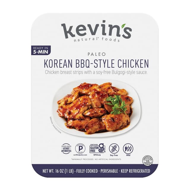 Is it Gluten Free? Kevins Natural Foods Korean Style Bbq Chicken