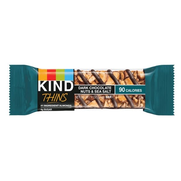 Kind Thins Dark Chocolate Nuts & Sea Salt Bar