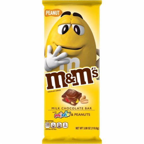 Is it Vegetarian? M&m's Milk Chocolate Candy Bar, Chocolate Bar With Mini M&m's & Peanuts