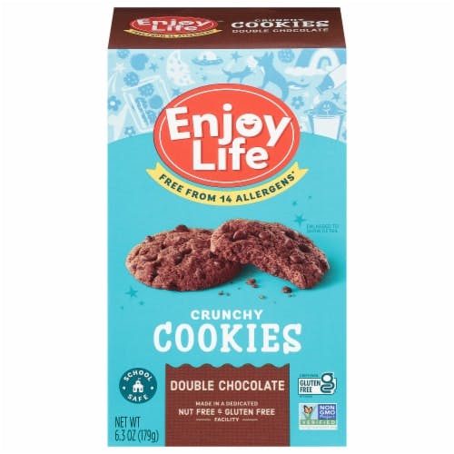 Is it Peanut Free? Crunchy Cookies – Double Chocolate - Low Fodmap Certified
