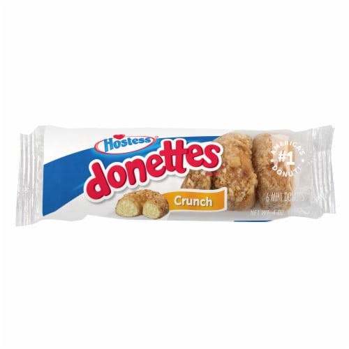 Is it Low FODMAP? Hostess Crunch Donettes Donuts Single Serve