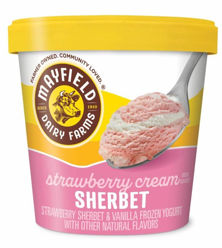 Mayfield Dairy Farms Strawberry Cream Sherbet