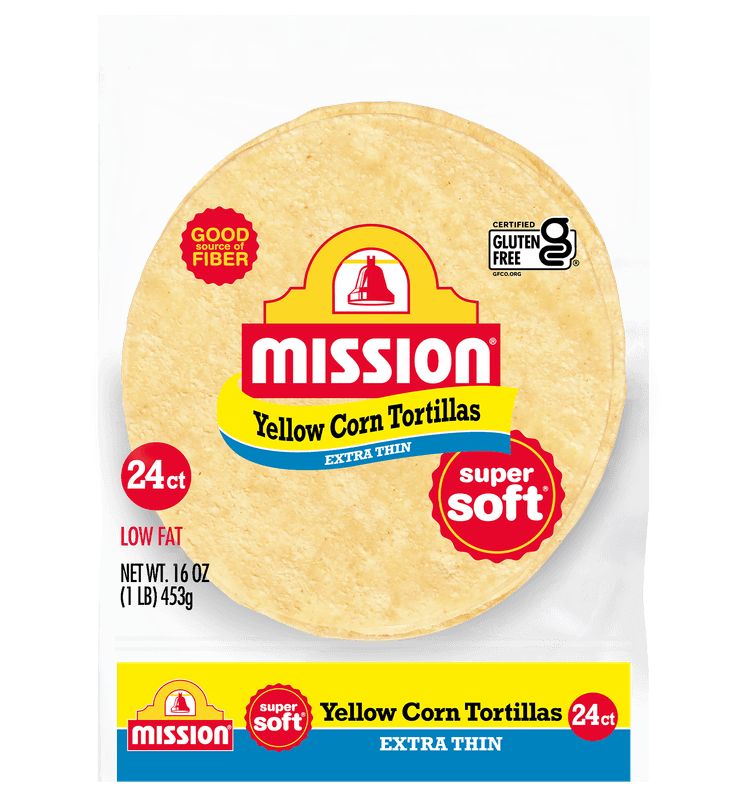 Mission Tortillas Corn Yellow Super Soft Extra Thin