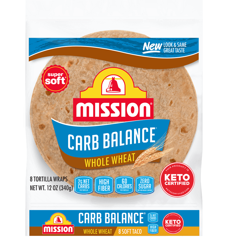 Mission Carb Balance Tortillas Whole Wheat Super Soft Soft Taco Bag