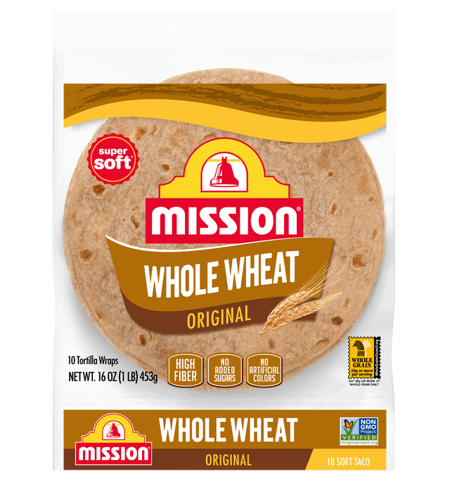 Is it High Fructose Corn Syrup Free? Mission Tortillas Flour Whole Wheat Soft Taco Bag