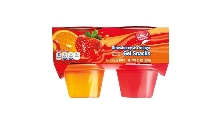 Lunch Buddies Strawberry & Orange Gel Snacks