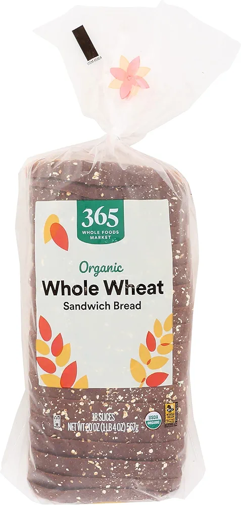 365 Whole Foods Market Organic Whole Wheat Sandwich Bread