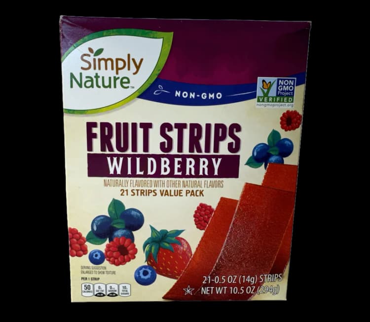 Simply Nature Fruit Strips Wildberry
