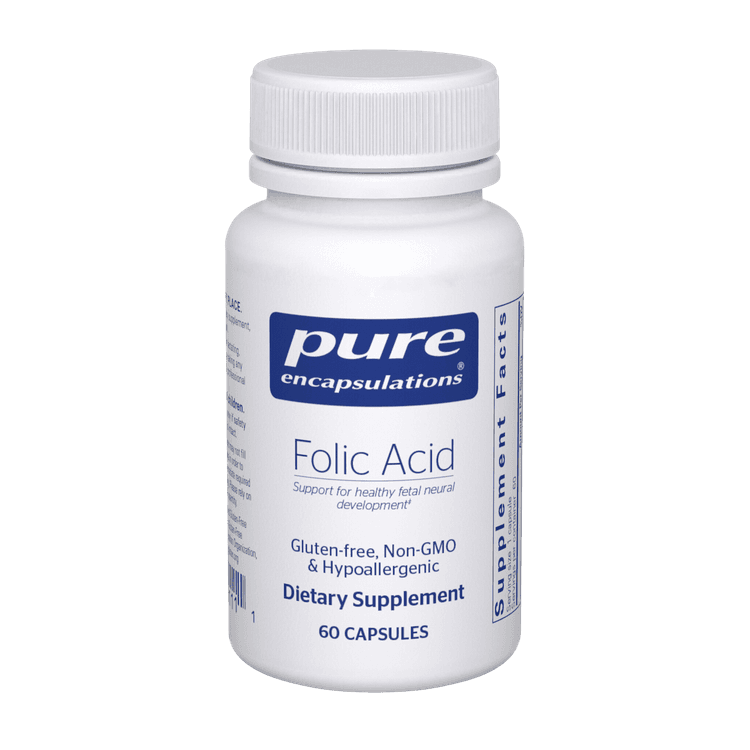 Pure Encapsulations Folic Acid Capsules