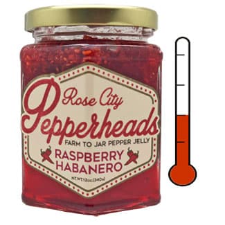 Rose City Pepperheads Raspberry Habanero Pepper Jelly