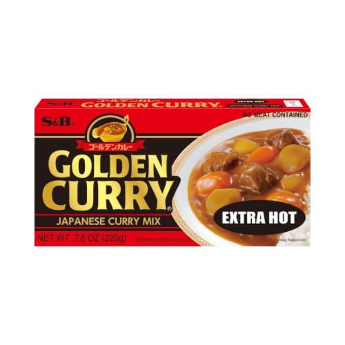 S&B Golden Curry Japanese Curry Mix Extra Hot