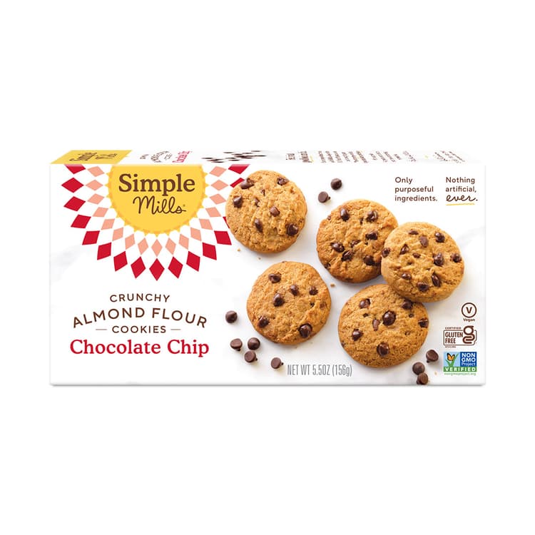Simple Mills Almond Flour Crunchy Chocolate Chip Cookies