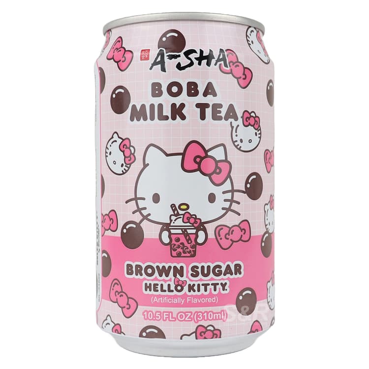 A-Sha Hello Kitty Brown Sugar Boba Milk Tea