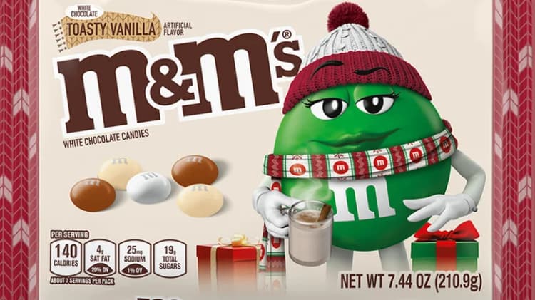 M&M'S Toasty Vanilla White Chocolate Candies