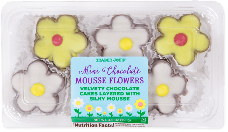 Trader Joe'S Mini Chocolate Mousse Flowers