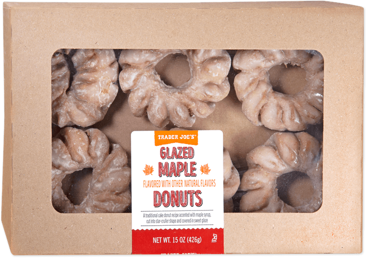 Trader Joe'S Glazed Maple Donuts