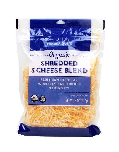 Trader Joe'S Organic Shredded 3 Cheese Blend
