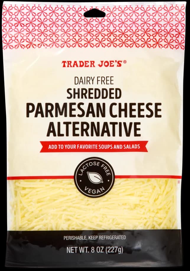 Trader Joe's Dairy Free Shredded Parmesan Cheese Alternative