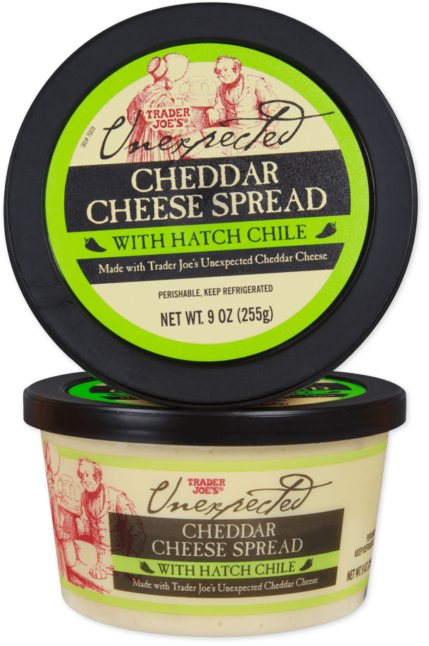 Trader Joe'S Unexpected Cheddar Cheese Spread With Hatch Chile