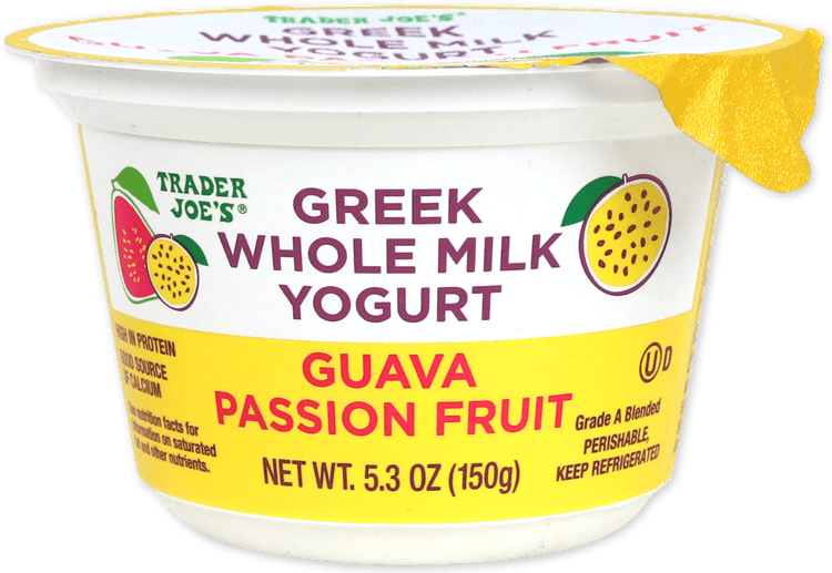 Trader Joe'S Guava Passion Fruit Greek Whole Milk Yogurt