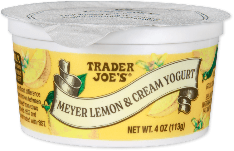 Trader Joe'S Meyer Lemon & Cream Yogurt