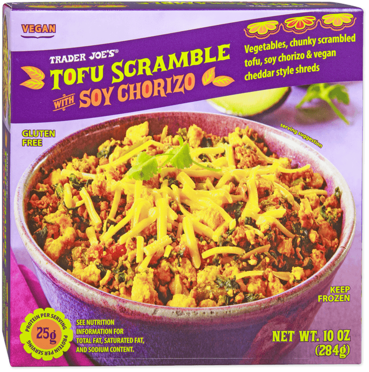 Trader Joe'S Tofu Scramble With Soy Chorizo