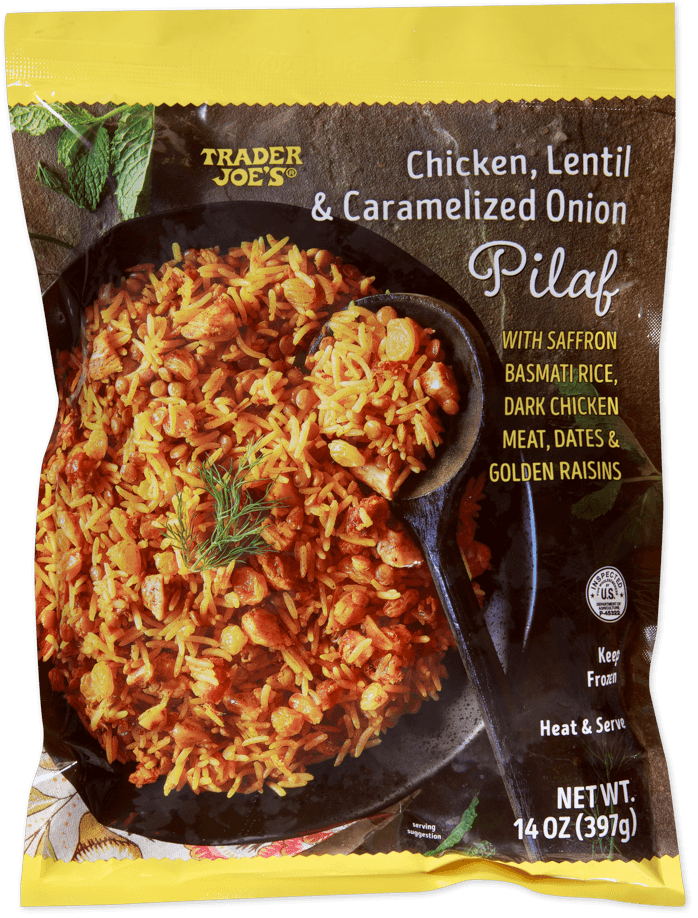 Trader Joe'S Chicken, Lentil & Caramelized Onion Pilaf
