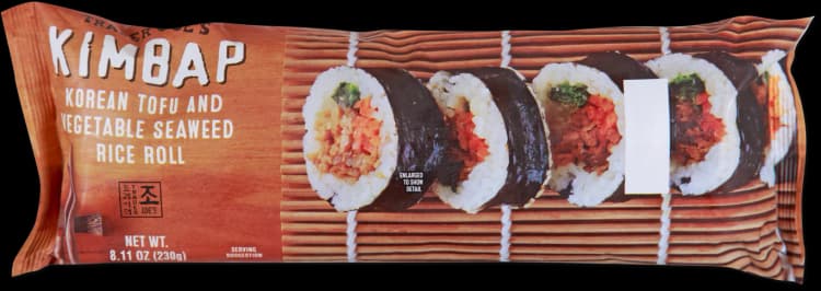 Trader Joe'S Kimbap Korean Tofu And Vegetable Seaweed Rice Roll