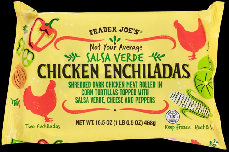 Trader Joe'S Not Your Average Salsa Verde Chicken Enchiladas