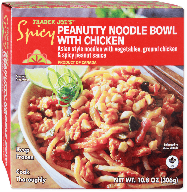 Trader Joe'S Spicy Peanutty Noodle Bowl With Chicken
