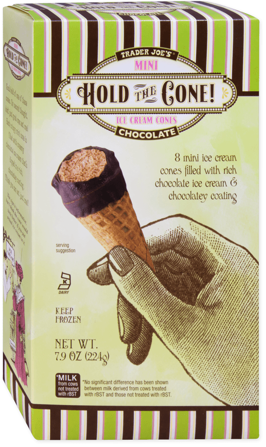 Trader Joe'S Chocolate Hold The Cone! Mini Ice Cream Cones