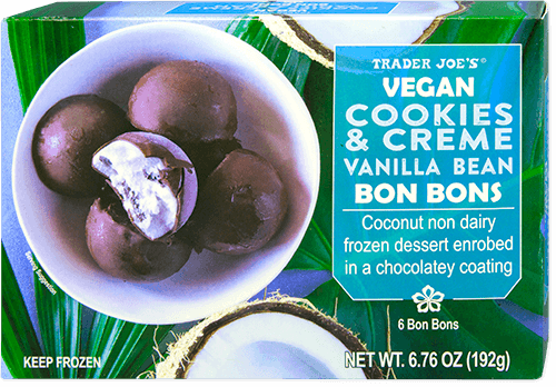 Trader Joe'S Vegan Cookies & Cream Vanilla Bean Bon Bons