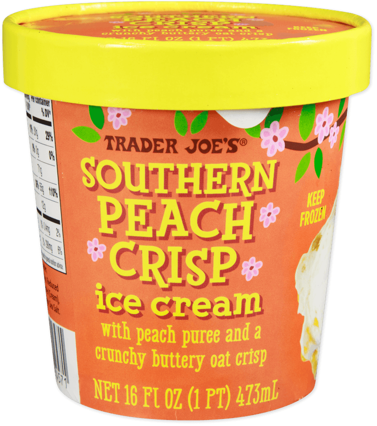 Trader Joe'S Southern Peach Crisp Ice Cream