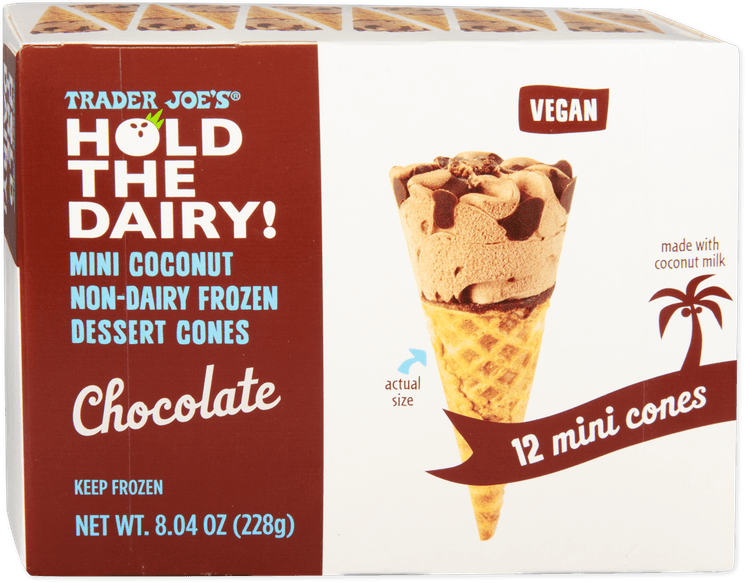 Trader Joe'S Hold The Dairy! Vegan Chocolate Mini Cones